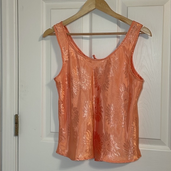 Vintage Victoria's Secret Sherbet Satin Tank Top, 90s, Medium - Picture 4 of 6